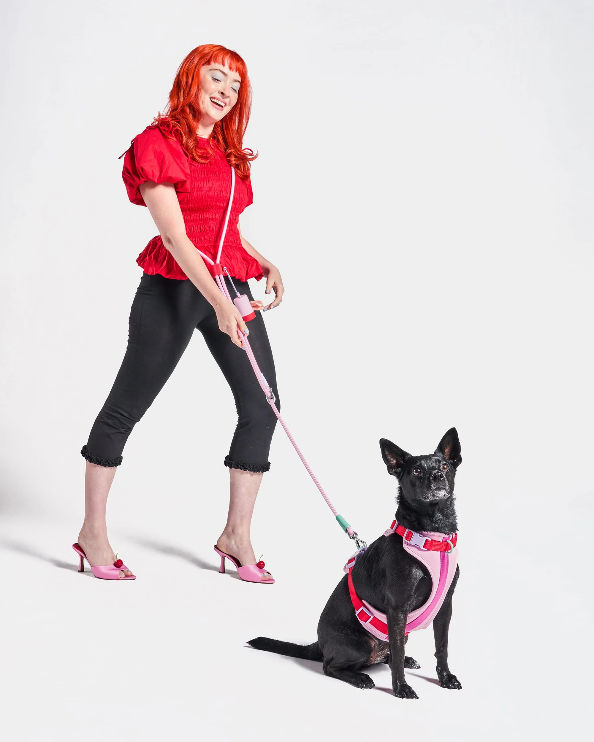 Cushioned Harness + Hands-Free Rope Leash Walk Kit - Image 3