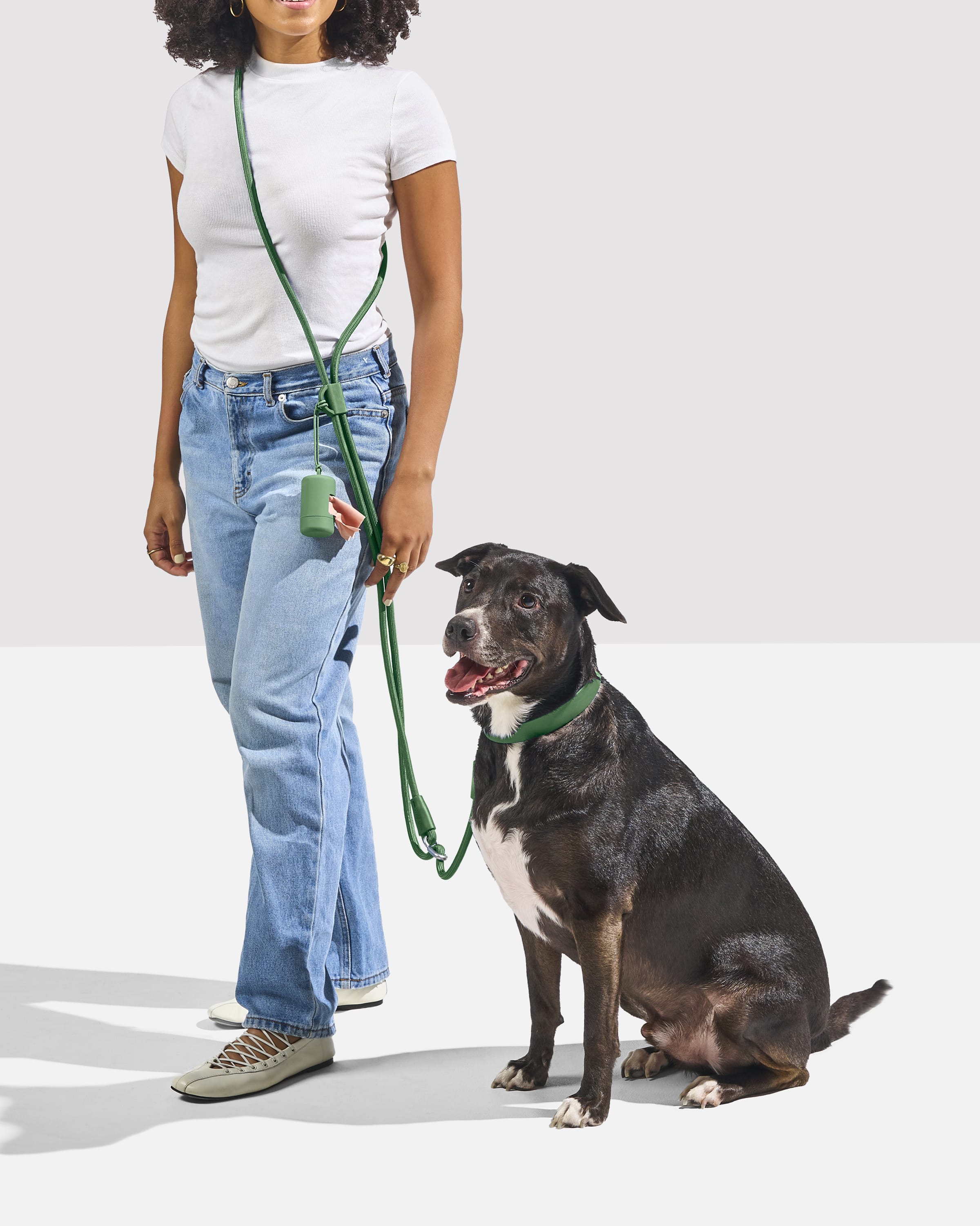 Waterproof Collar + Hands-Free Rope Leash Walk Kit - Image 6
